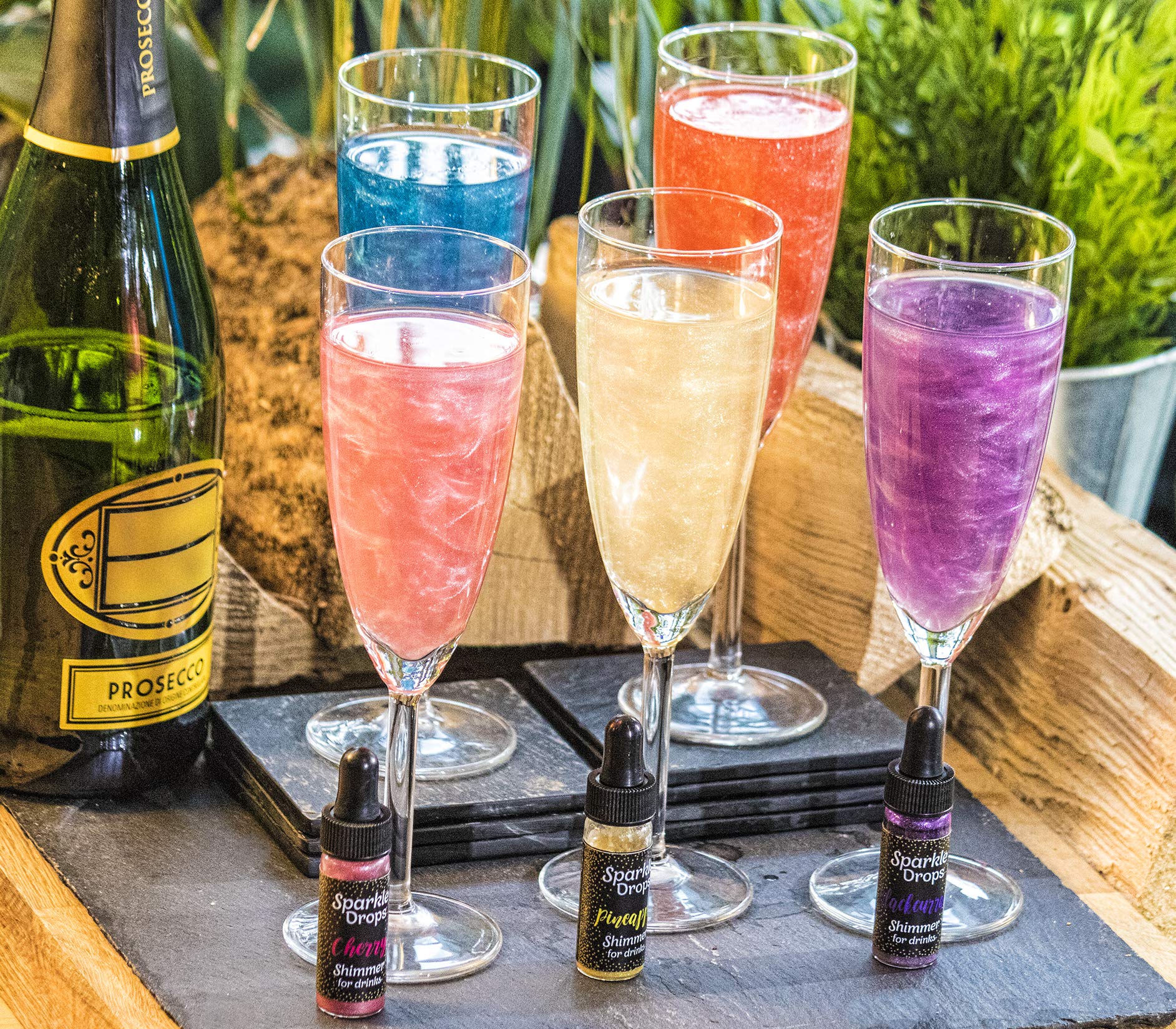 CLASSIC Shimmer Syrup collection for drinks, 3 flavours