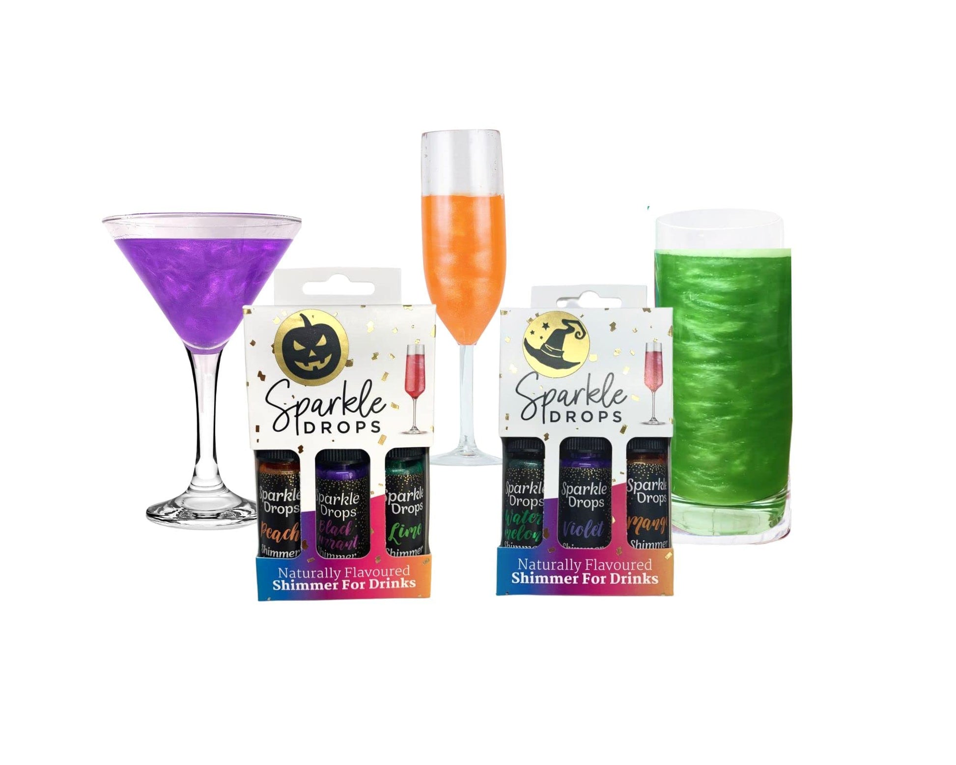 HALLOWEEN Double Gift Set Drinks Shimmer For Spooky Ghoulish Drinks (36-48 drinks)