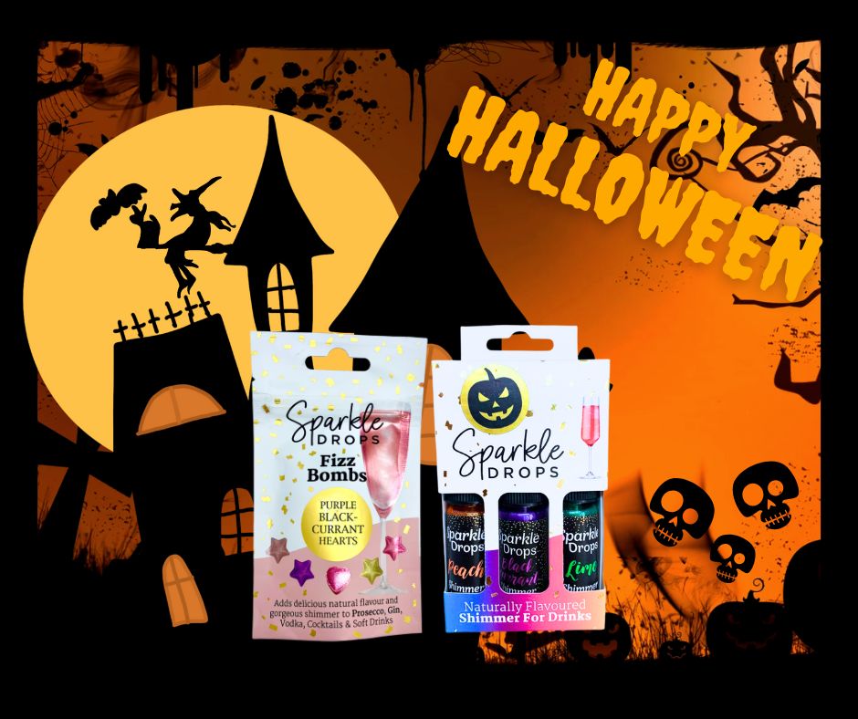 HALLOWEEN Syrup & Fizz Bombs Gift Set For Spooky Ghoulish Drinks (38-50 drinks)