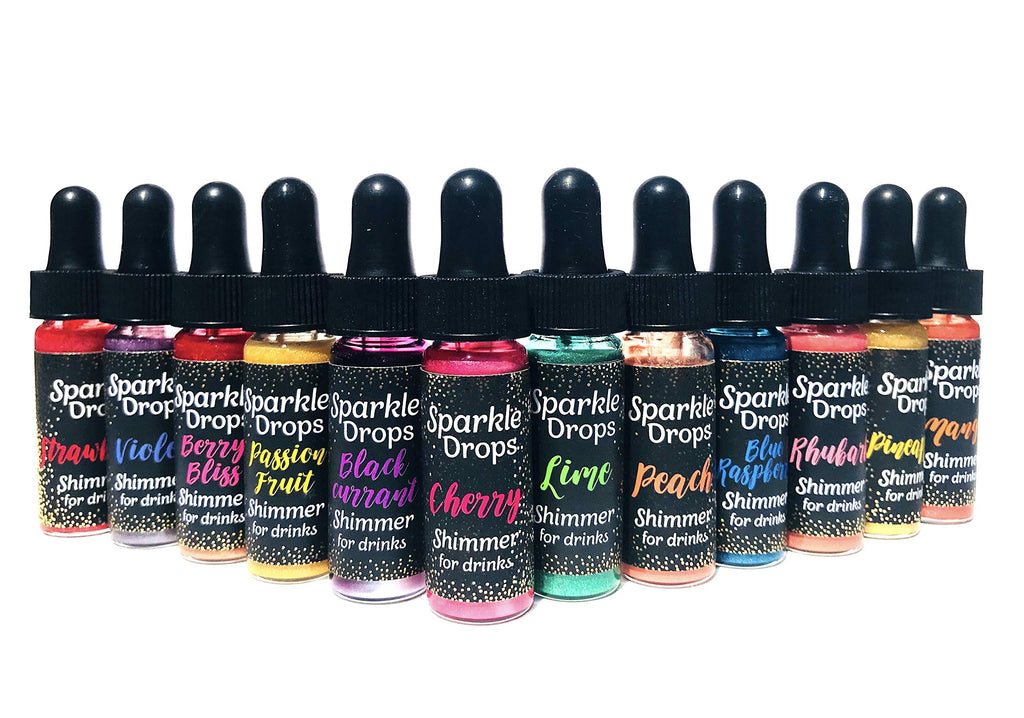 GIN Collection -  Drinks Shimmer Set For Prosecco, Sparkling Wine, Gin, Vodka, Cocktails (30ml)