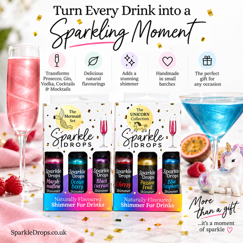 GIN Collection -  Drinks Shimmer Set For Prosecco, Sparkling Wine, Gin, Vodka, Cocktails (30ml)